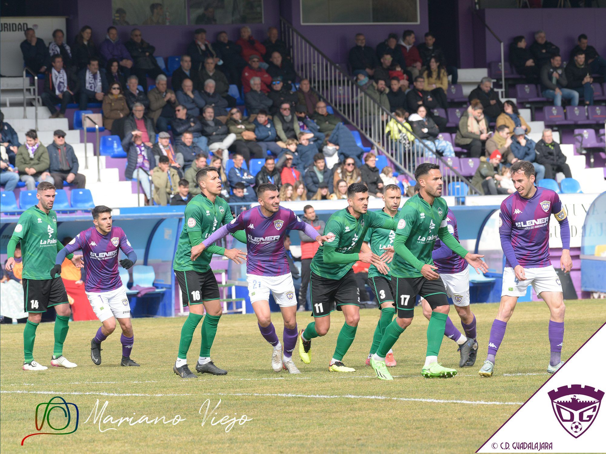 Imagen del partido de la pasada temporada (1-1) FOTO: Mariano Viejo (CD Guadalajara)