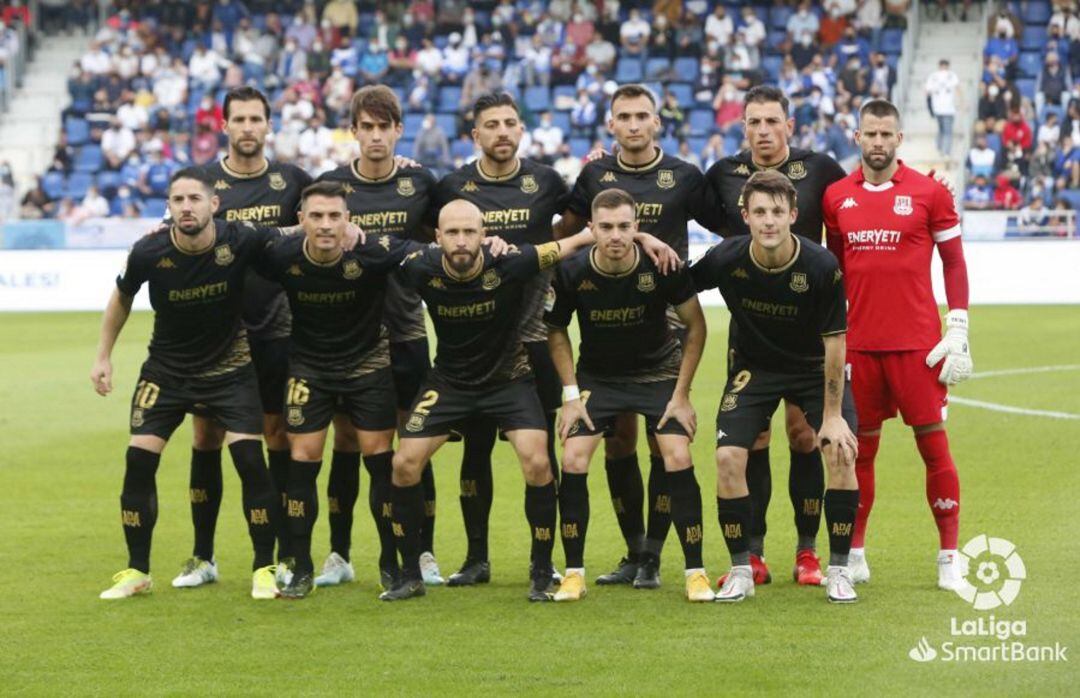 Jugadores del Alcorcón que se enfrentaron al Tenerife