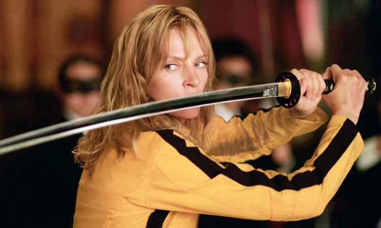 Uma Thurman en una escena de Kill Bill