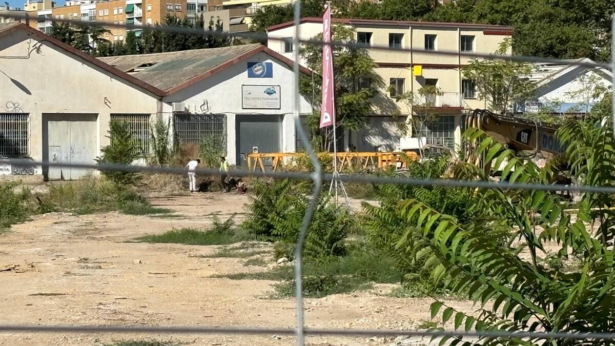 Empiezan los trabajos previos a la urbanización del solar de las Harineras