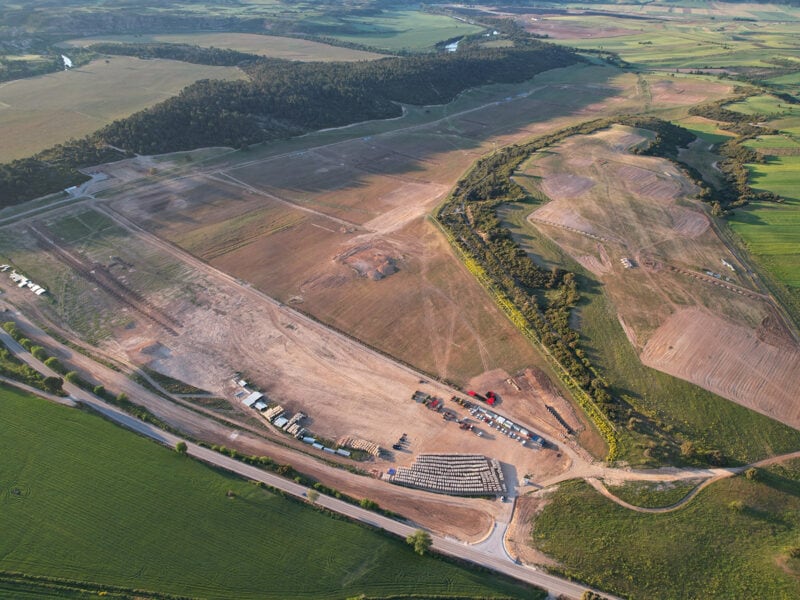 Inicio obras parque ABO Valdezorita en Yebra (Guadalajara)