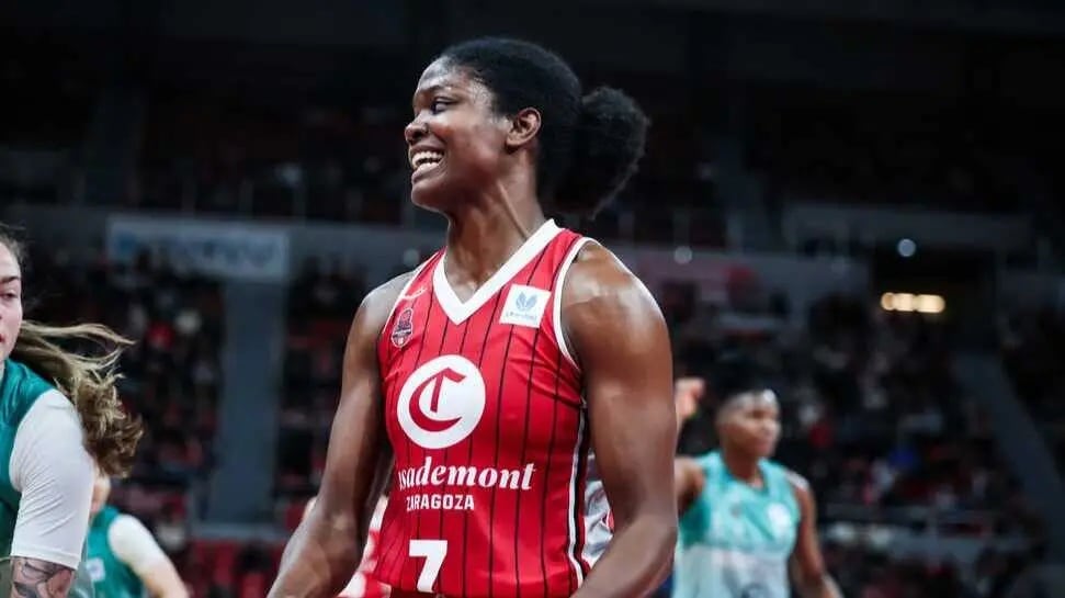 Nadia Fingall, jugadora del Casademont Zaragoza