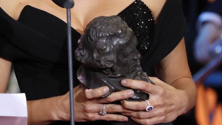 La actriz Penélope Cruz, durante la gala de la XXXI edición de los Premios Goya.