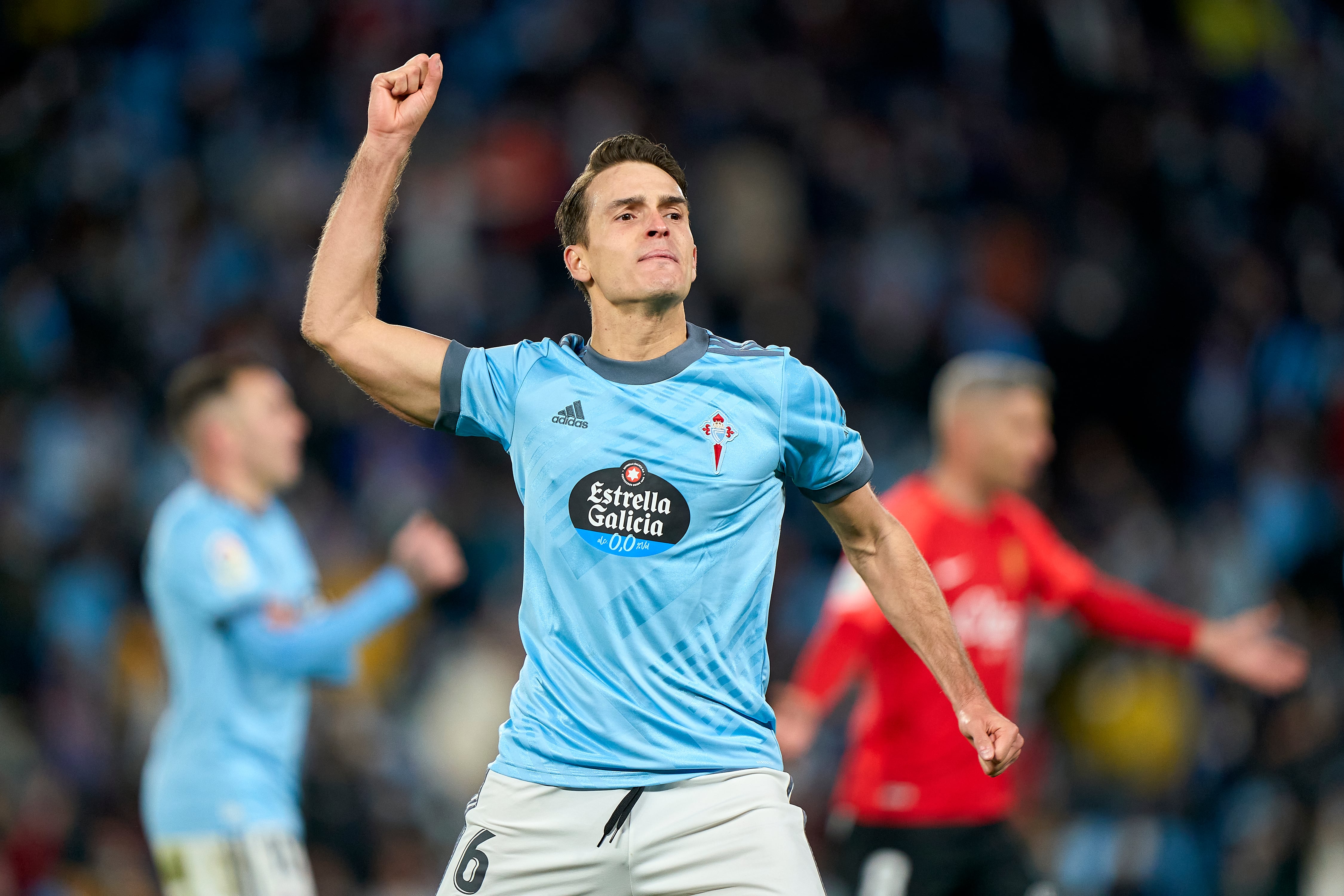 Denis Suárez, durante un partido con el Celta de Vigo