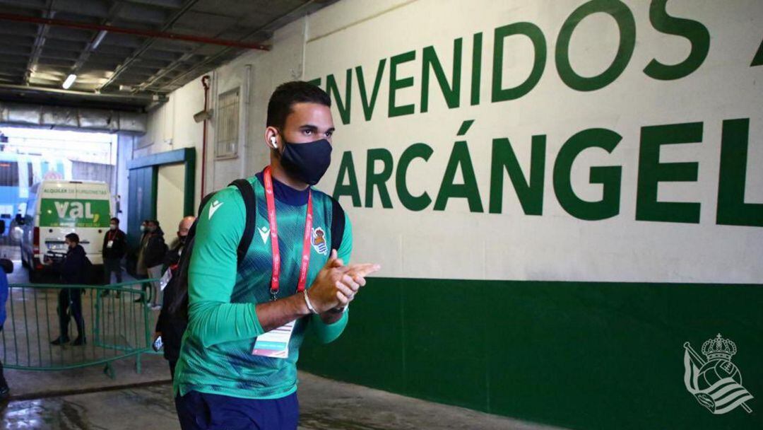 Willian José, antes del último partido que jugó con la Real Sociedad