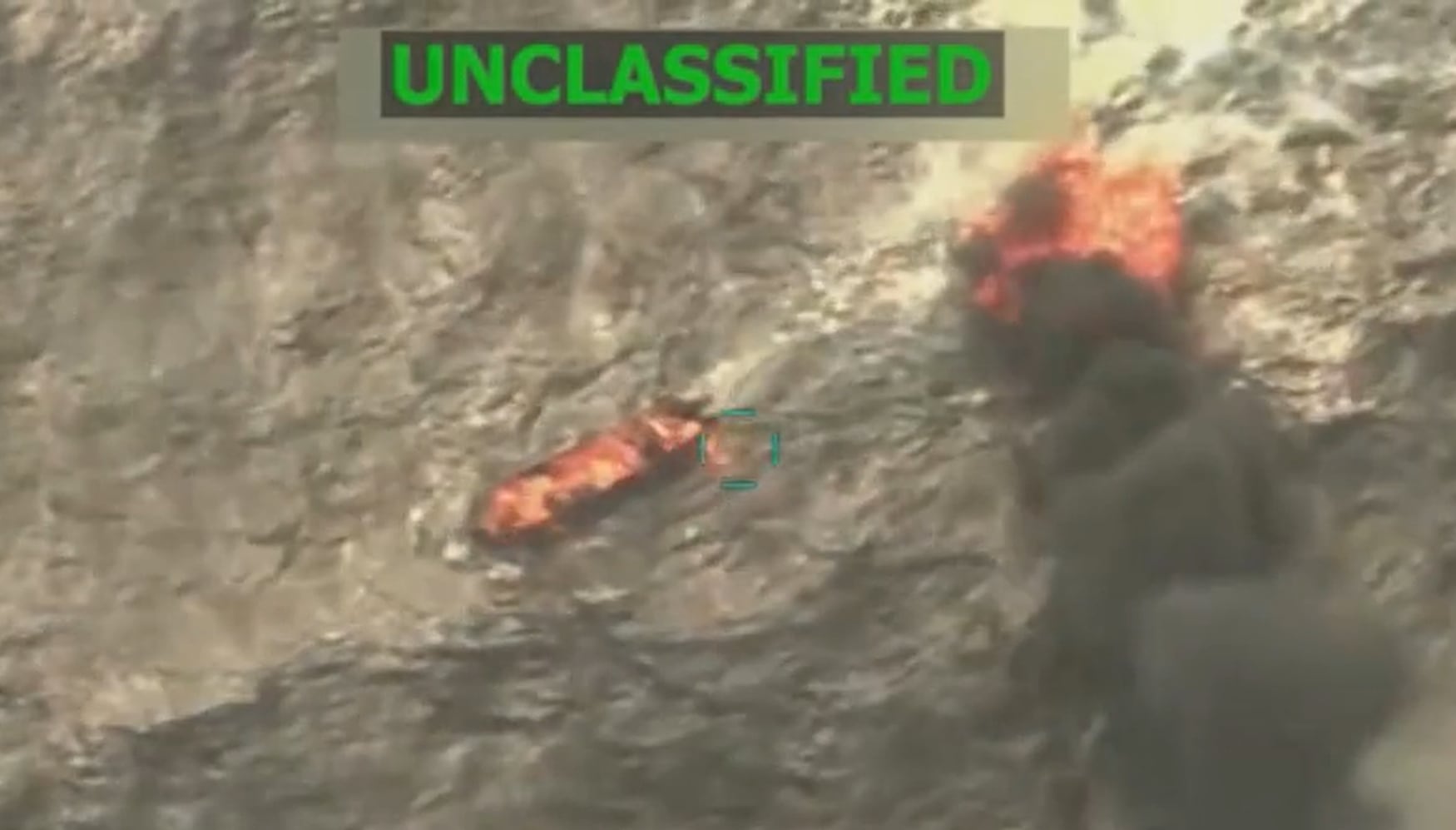 Imagen del segundo ataque estadounidense a un barco venezolano.