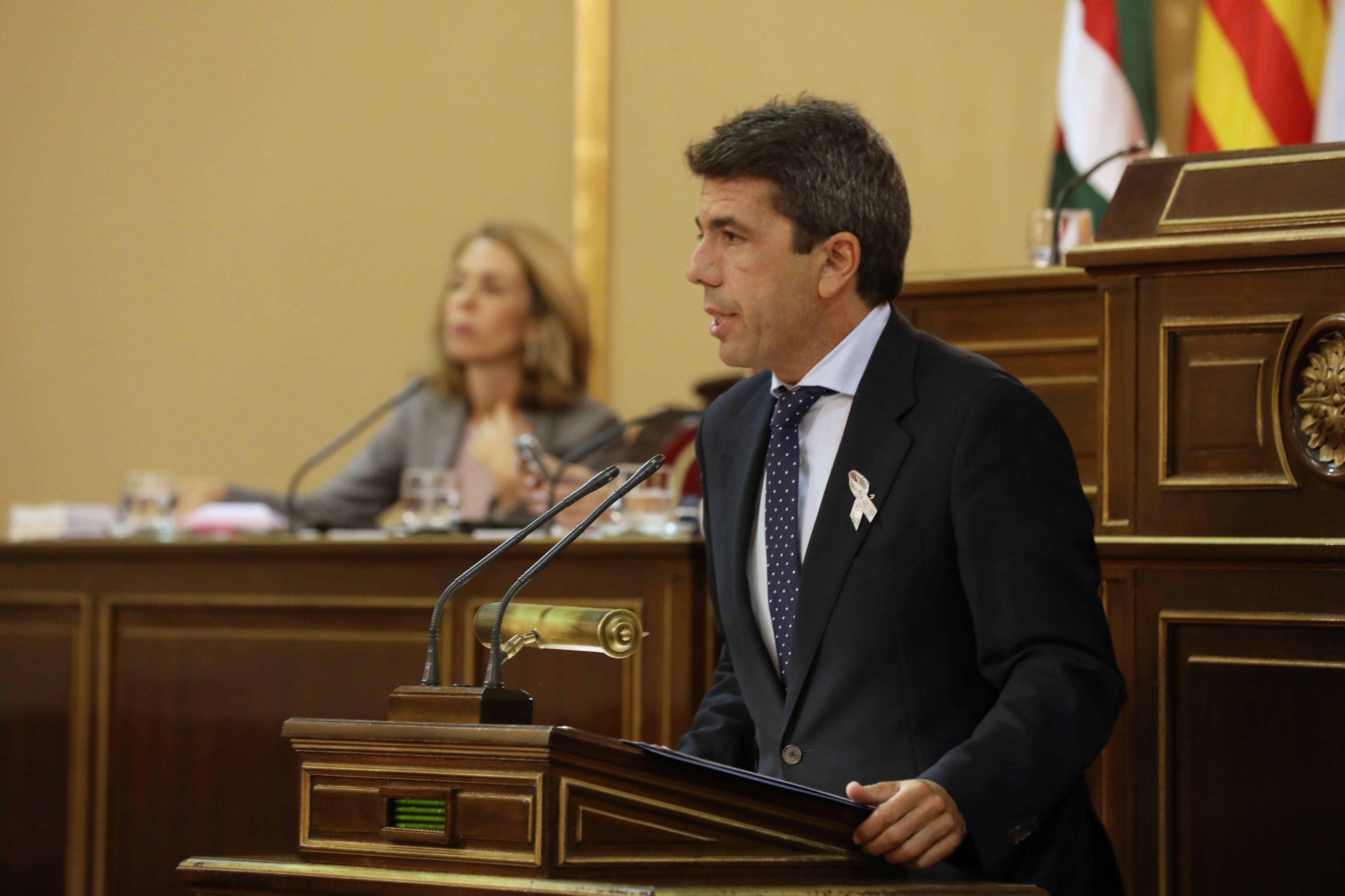 Mazón en su intervención en la Comisión General de las Comunidades Autónomas del Senado