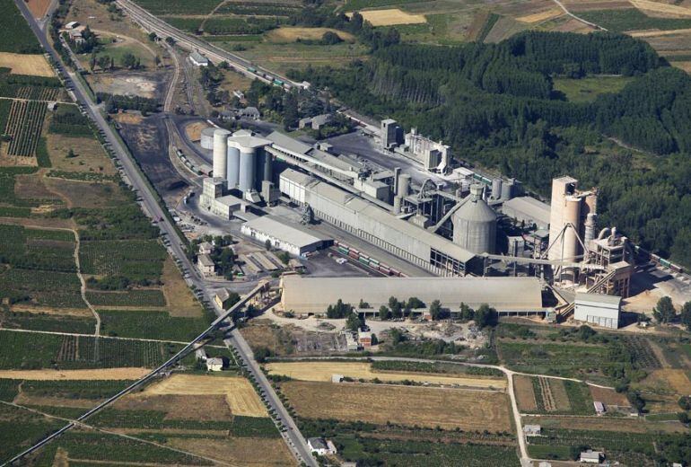 Vista aérea de la factoría