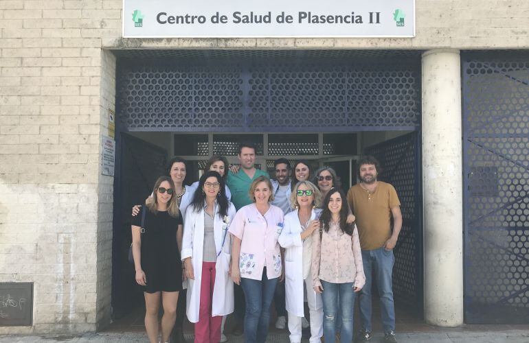 El equipo del Centro Salud Plasencia 2