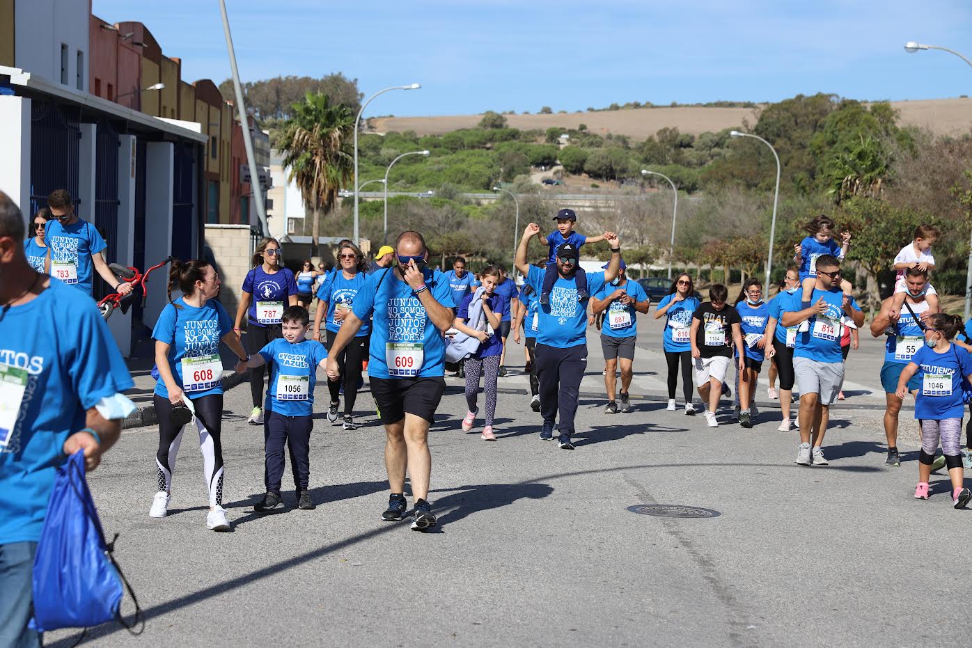 Imagen de la última marcha solidaria celebrada en Medina