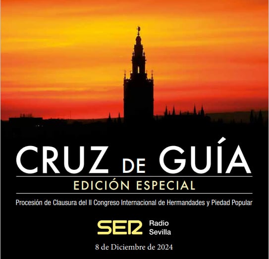 Portada del Programa de Mano de Cruz de Guía con motivo de la Procesión Magna del 8 de diciembre