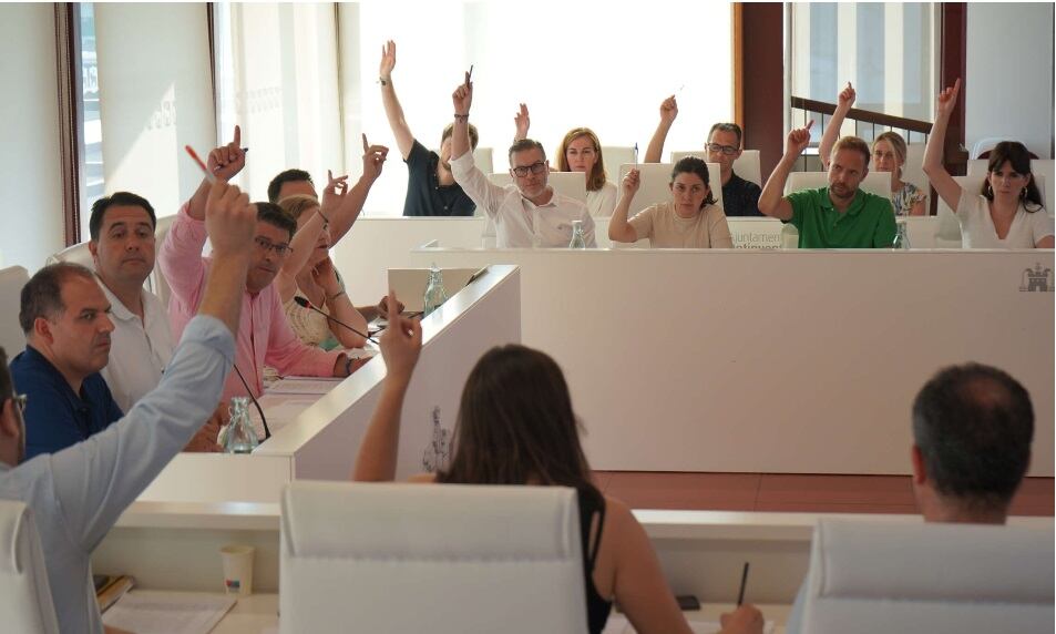 Imatge d'un plenari a Ontinyent aquesta legislatura