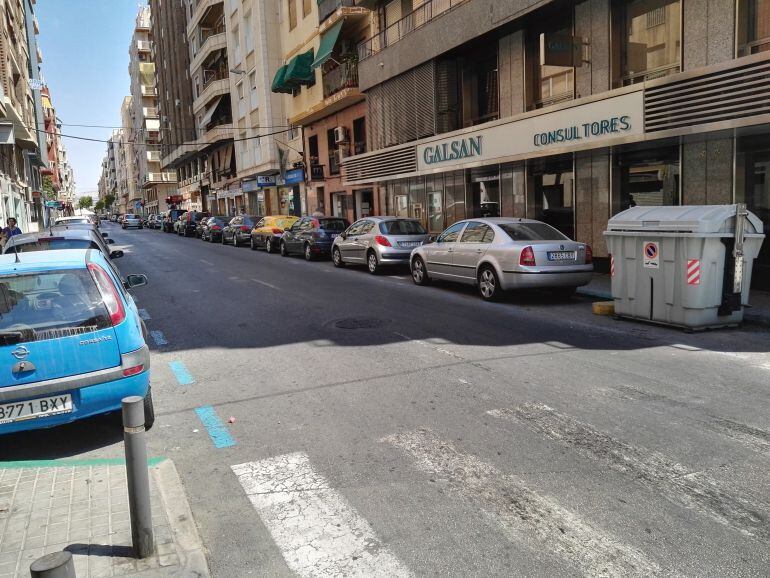 Calle Doctor Caro por donde se prolongará el carril bus