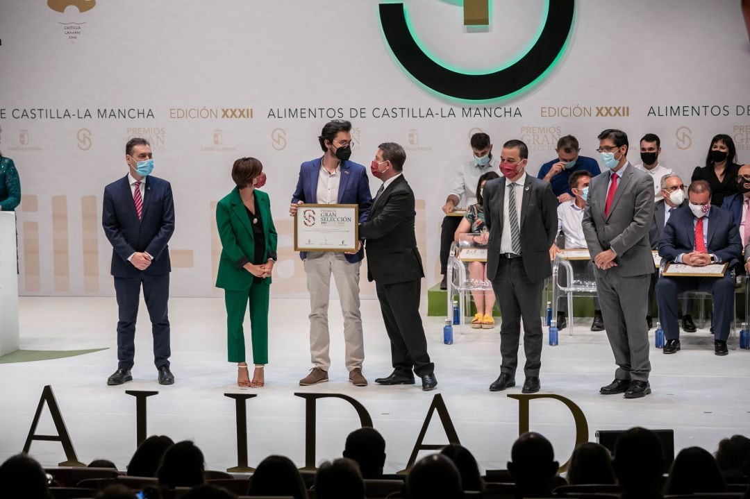 Entrega del premio a la empresa meseña