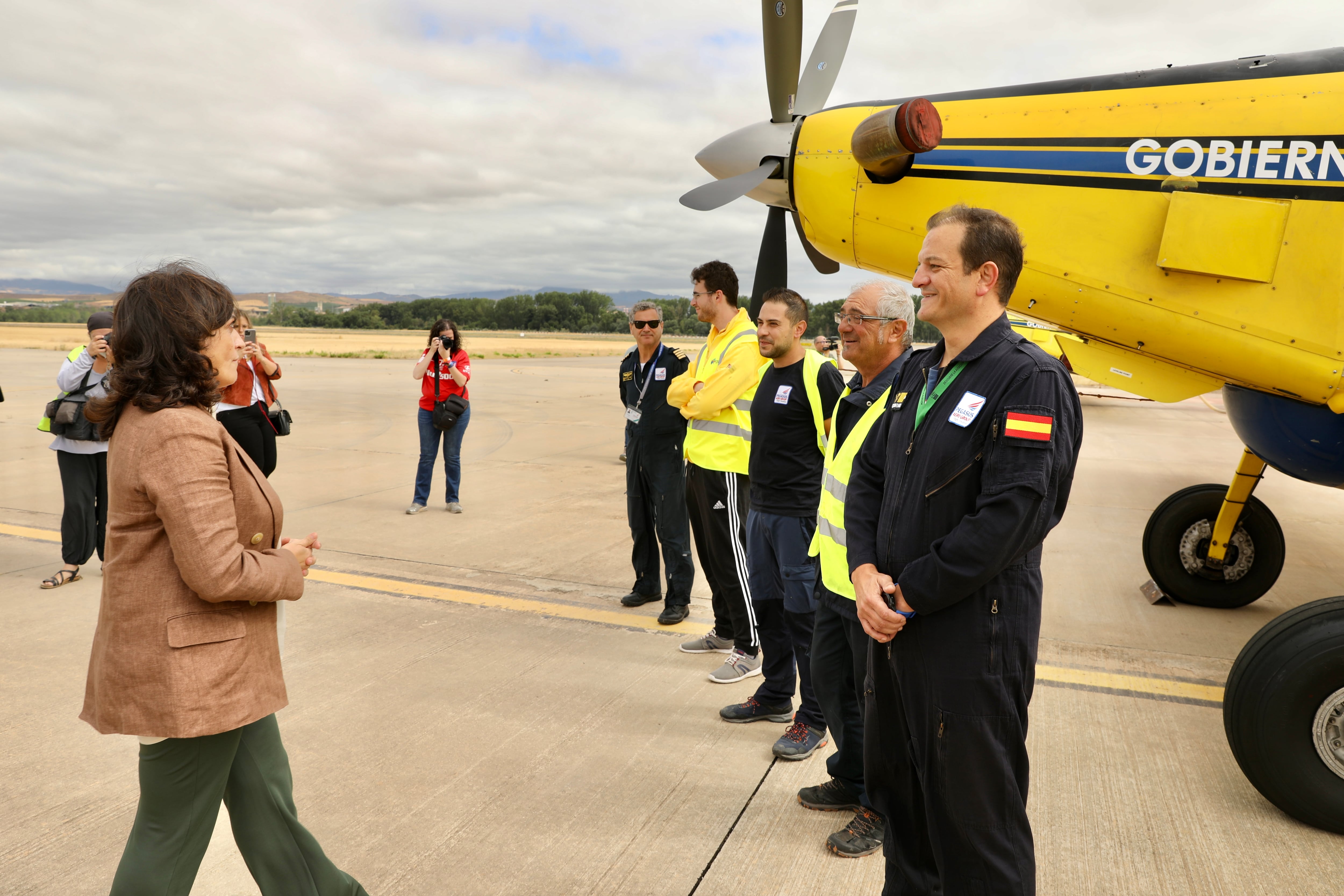 Medios aéreos del Estado que se incorporan a la campaña de extinción de incendios de La Rioja
