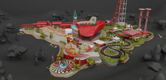 Visió digital del nou parc temàtic.