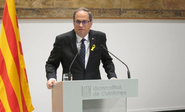 El presidente de la Generalitat, Quim Torra.