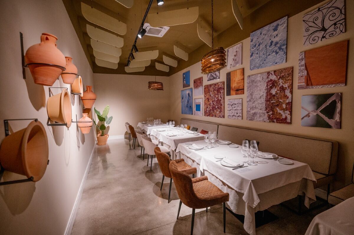 Imagen del interior del restaurante Cal Viva.