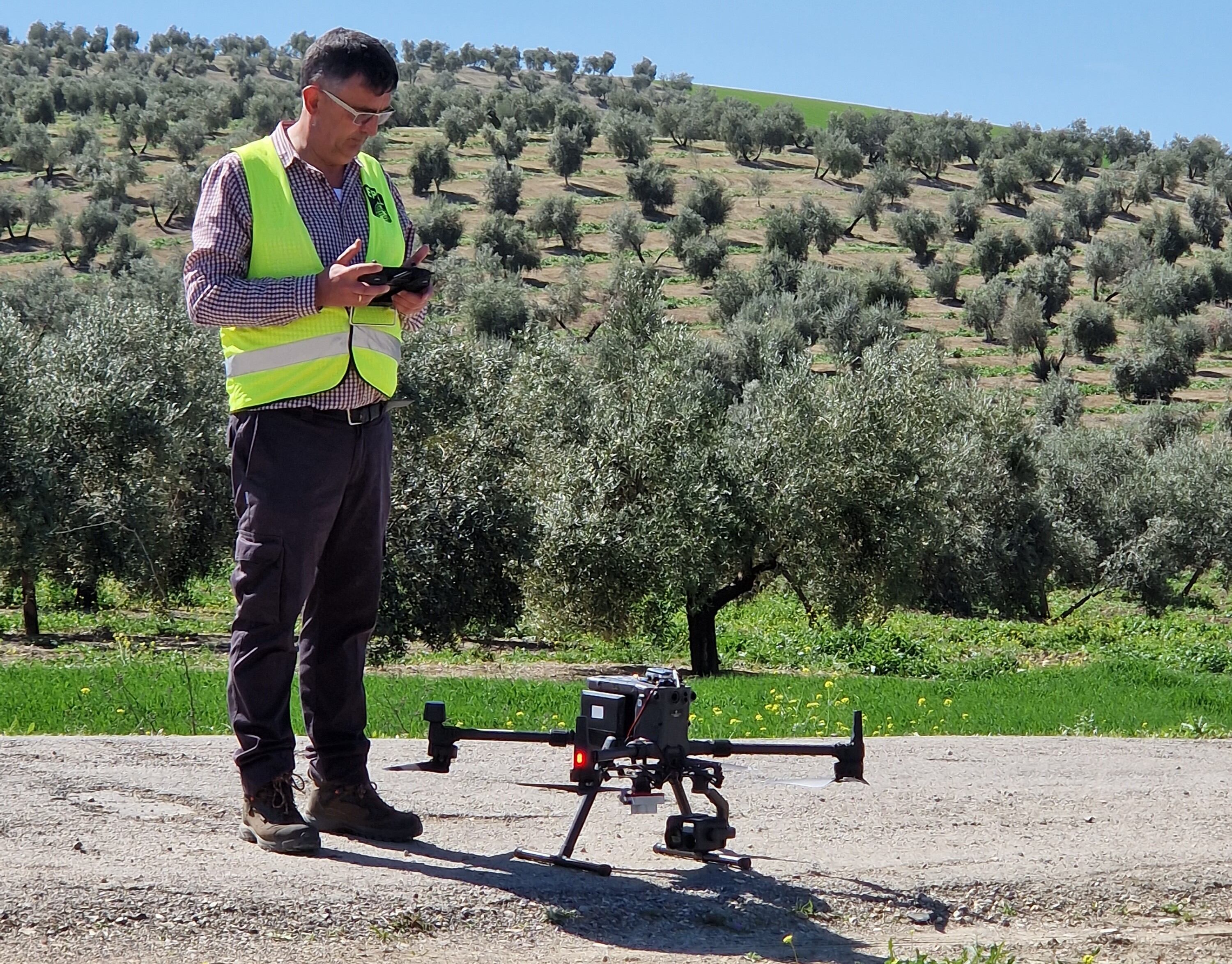 Trabajo del Grupo Operativo Predic I con drones.