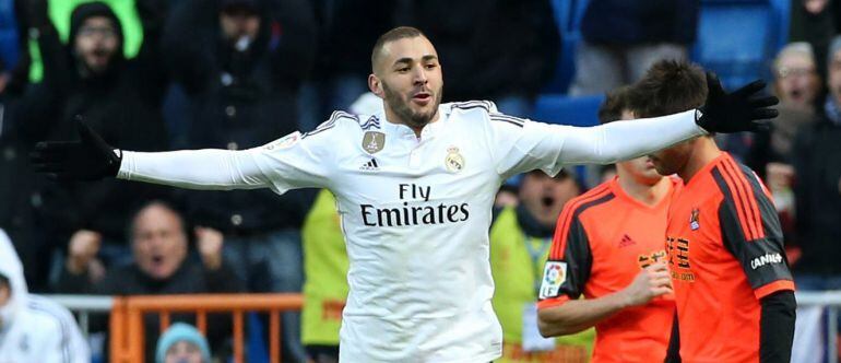 El delantero francés del Real Madrid, Karim Benzema.