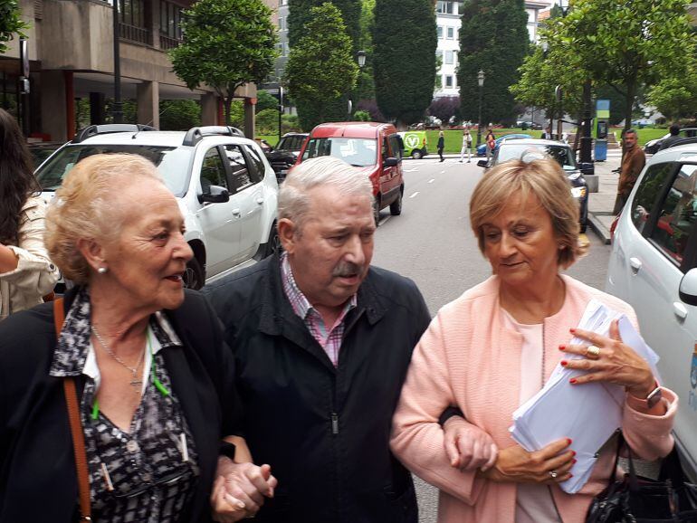 Villa, a su llegada a la sede de la Audiencia el primer día del juicio el pasado 28 de junio.