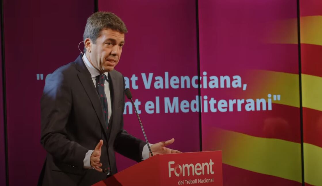 Carlos Mazón ante Foment del Treball