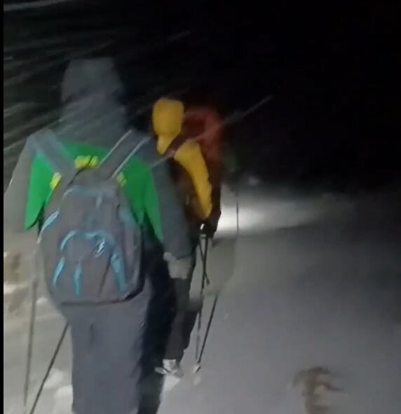 Rescate de un montañero en el Pirineo