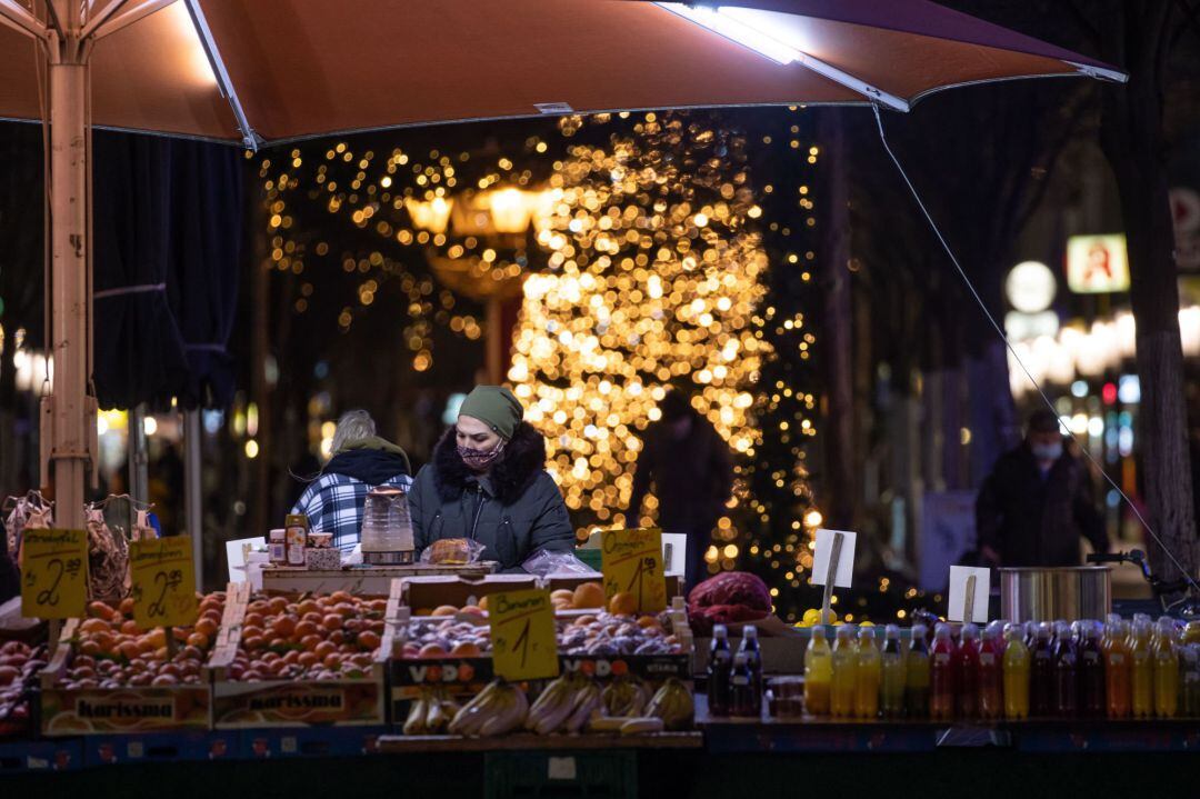 Un mercado en Berlín.