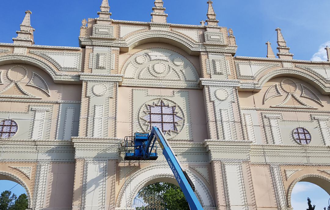 Montaje de la portada de la Feria del Corpus de Granada de 2019