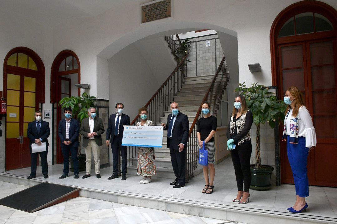 Un momento de la entrega.