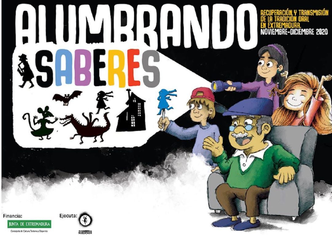 Cartel del proyecto Alumbrando Saberes