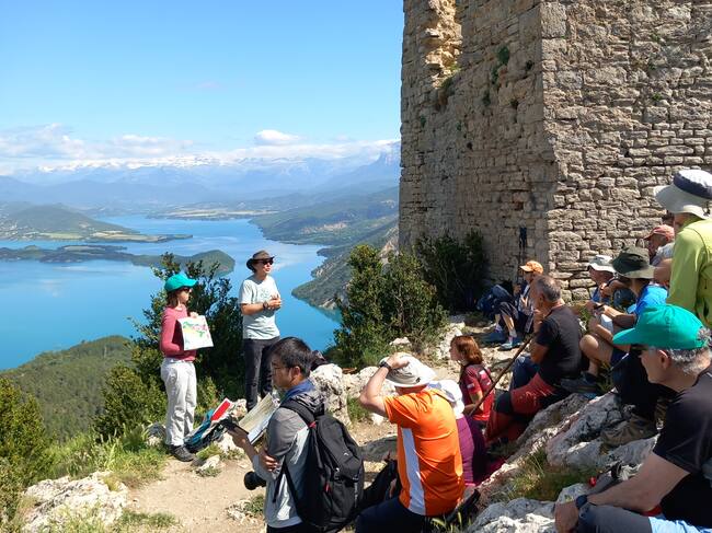 Salida geológica a Samitier. Foto: Comarca de Sobrarbe