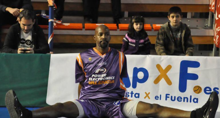 Darryl Middleton, cuando jugaba en Valencia Basket.