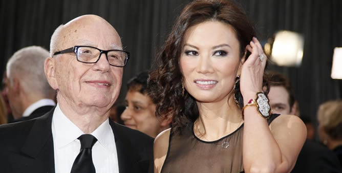 El presidente y consejero delegado de News Corp, de 82 años, ha sido el que ha pedido el divorcio a su esposa, Wendi Deng, de 44