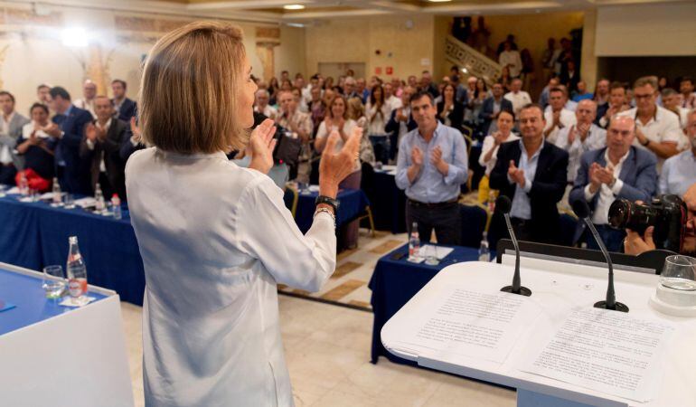 Cospedal se ha despedido este viernes de la Junta Directiva del PP de Castilla-La Mancha