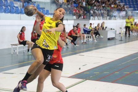 Suely Pinto en un partido de la temporada pasada.