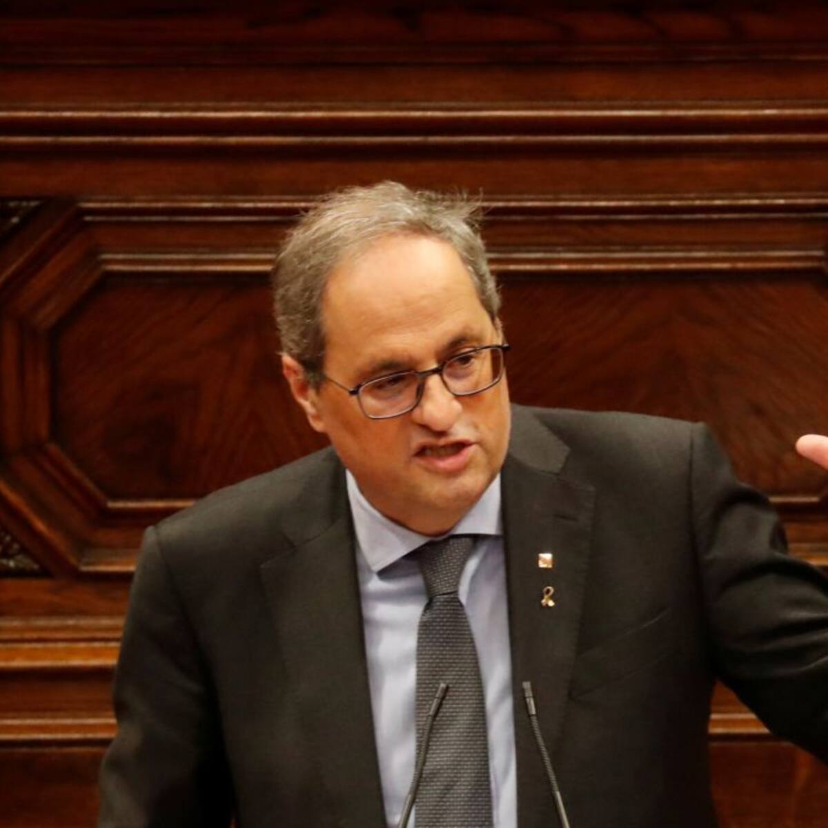 Torra: "Hay un Estado instalado en la venganza que me quiere inhabilitar"