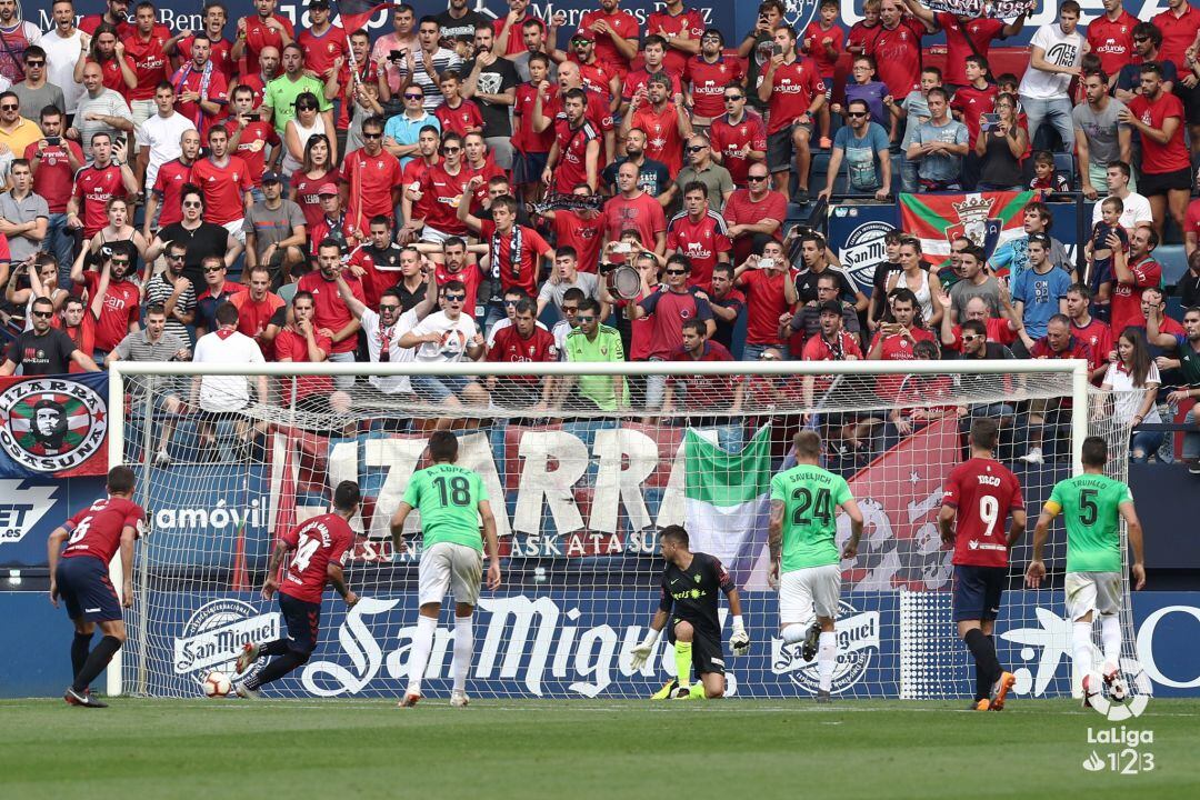 Dos de los tres goles en Pamplona fueron en la segunda parte.