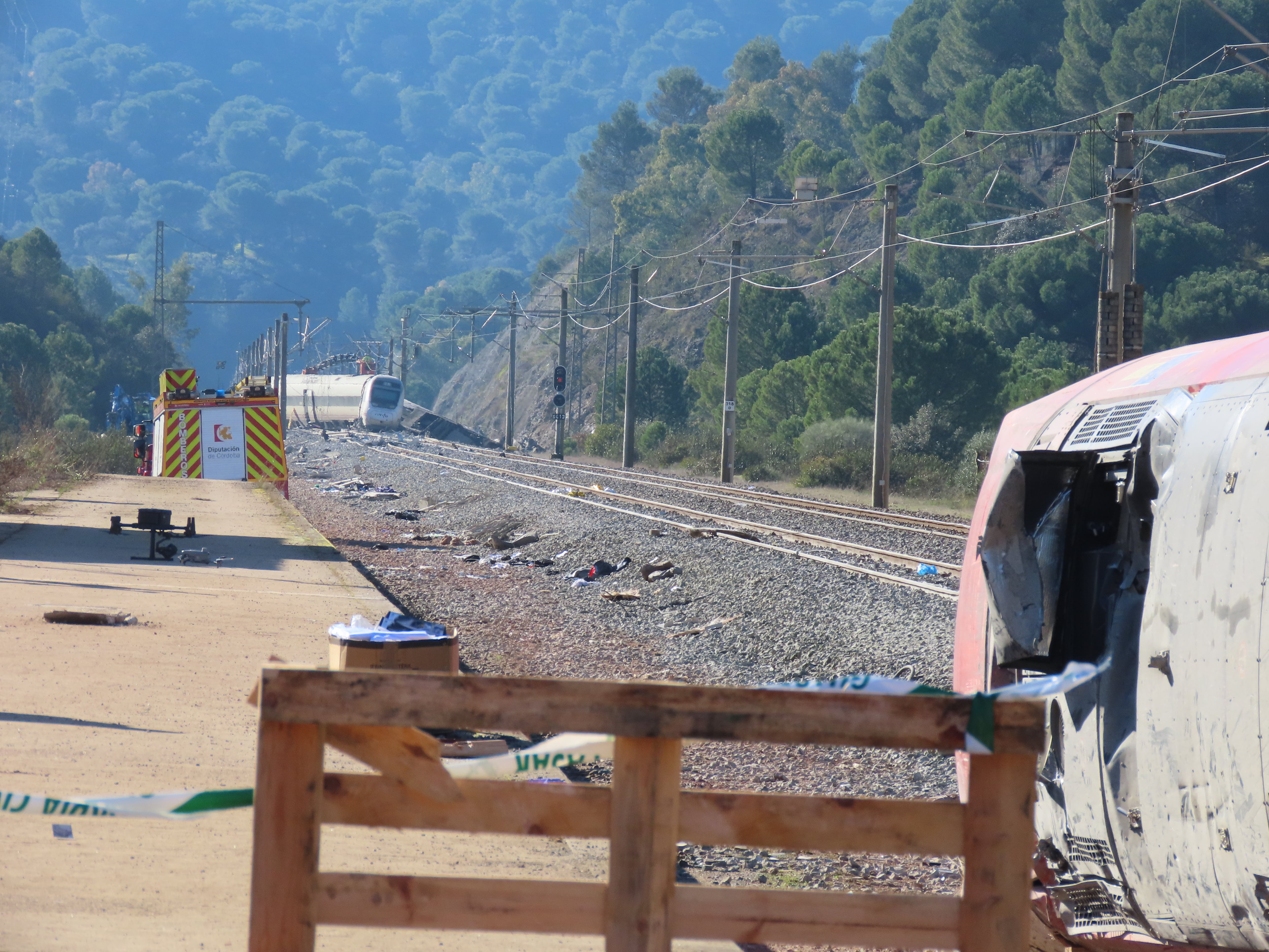 Accidente de trenes Alvia e Iryo en Adamuz (Córdoba)