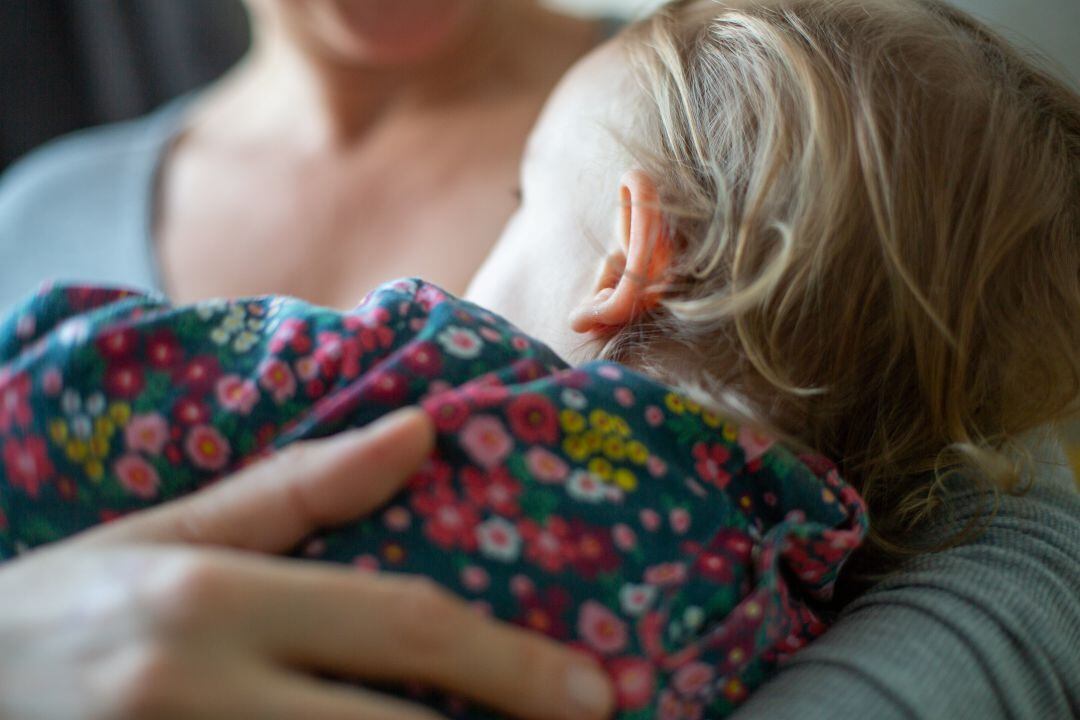 Una madre con su bebé. 