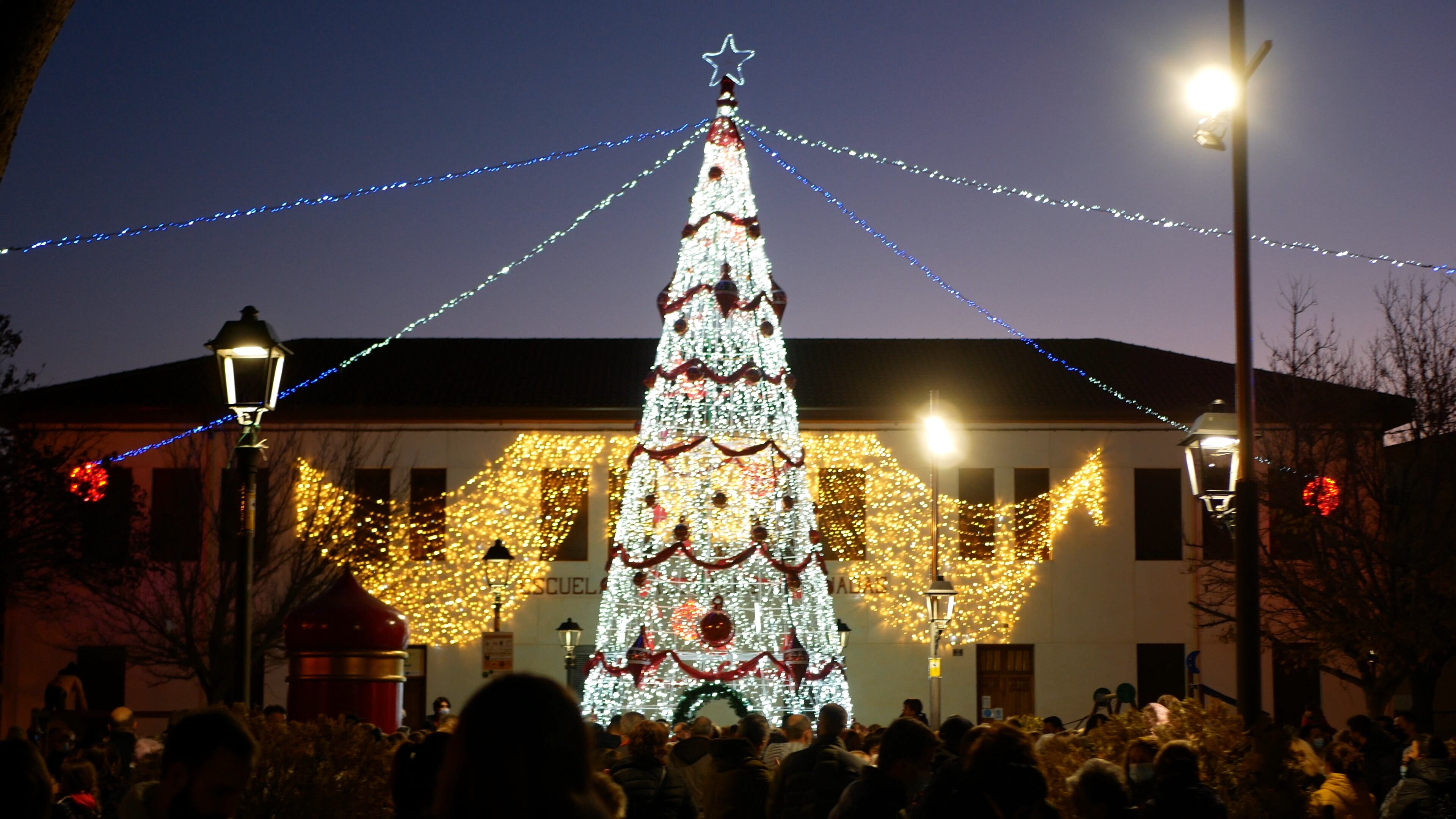 Iluminación árbol Navidad Petrer