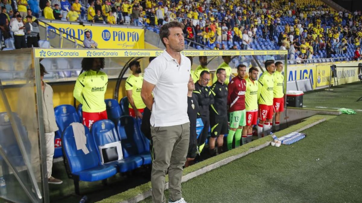 La fórmula de Rubi en el Almería que vuelve locos a todos y da puntos