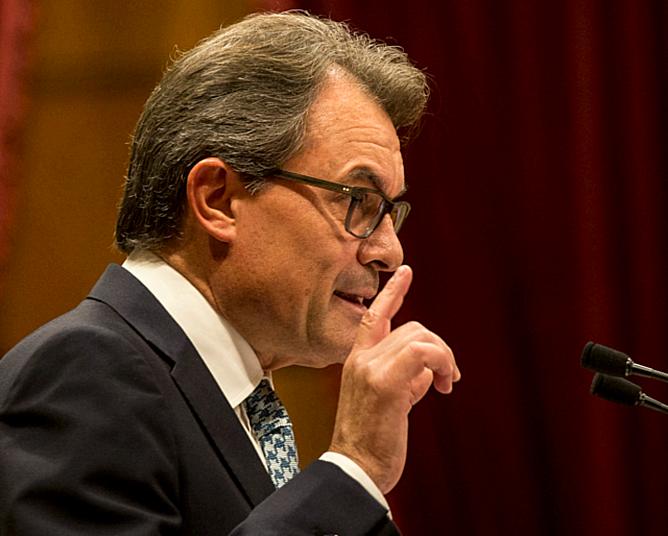 El president de la Generalitat, Artur Mas