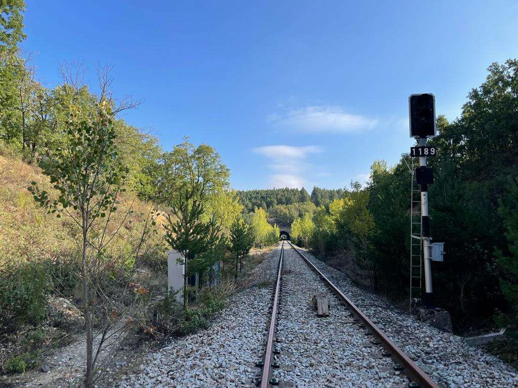 Imagen de la vía del Directo el pasado mes de septiembre