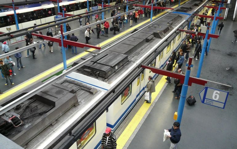 Imagen de archivo de la estación de Metro de Príncipe Pío