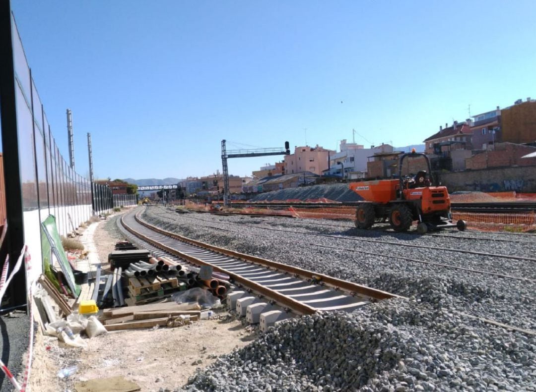 Obras del AVe en Murcia