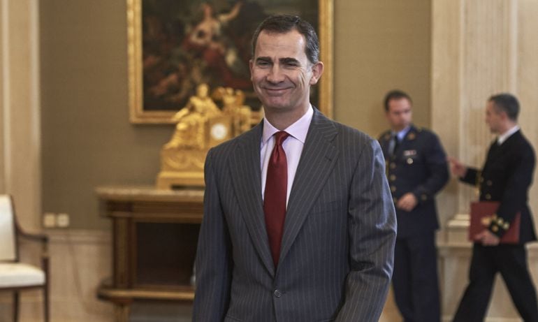 Foto de archivo del rey Felipe