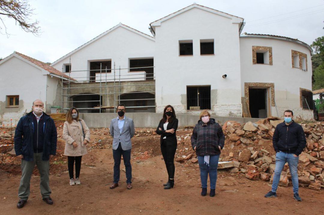 Félix Romero ha conocido la evolución de las obras de construcción del nuevo Centro de Interpretación de las Lagunas de Ruidera