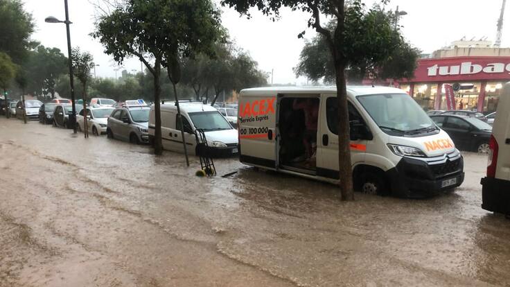 La 'gota fría' descarga más de 2.200 rayos sobre las Pitiusas