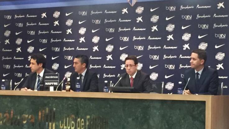 Rueda de prensa de Pedro González Segura sobre la nueva situación del Málaga